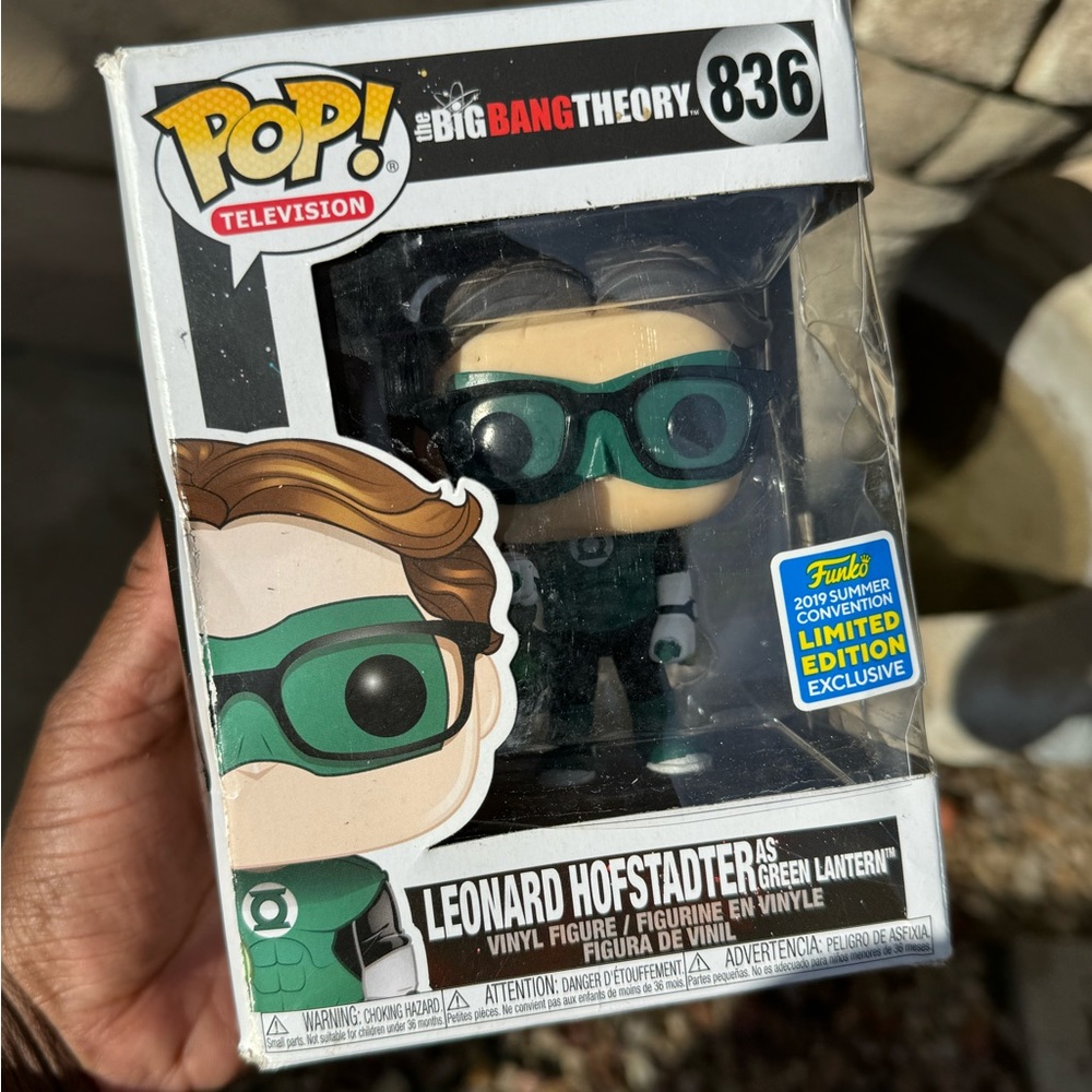 Funko POP! TV  The Big Bang Theory  Leonard Hofstader as Green Lantern 836